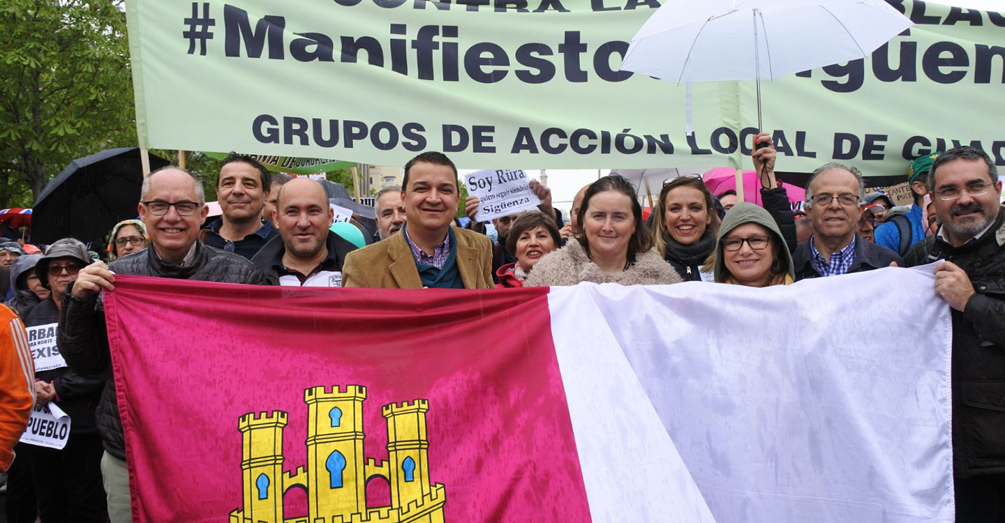 RECAMDER se sumó a la manifestación de la ‘España vaciada’   