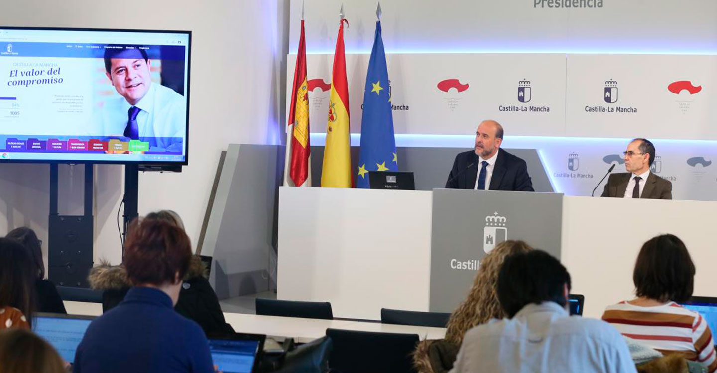 Castilla-La Mancha pone en marcha un Portal de Compromisos para rendir cuentas de su acción de gobierno