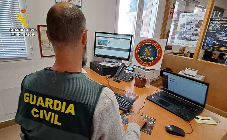 La Guardia Civil de Albacete investiga a tres personas por sendos delitos de estafa