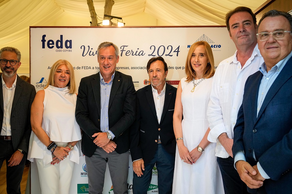 Eurocaja Rural, junto a los empresarios en la inauguración de la Caseta de FEDA en la Feria de Albacete