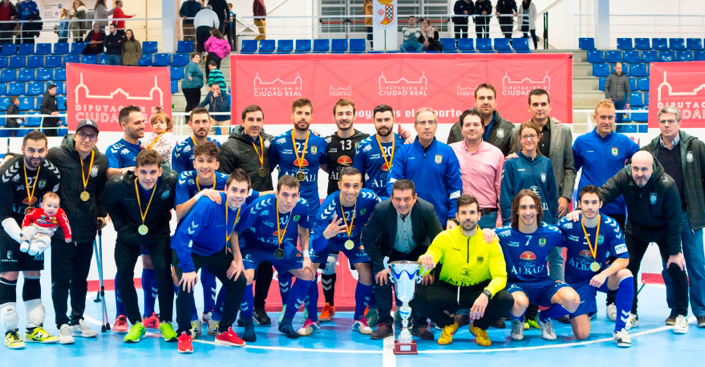  El Viña Albali Valdepeñas se proclamó campeón del VII Trofeo Diputación de Fútbol Sala 