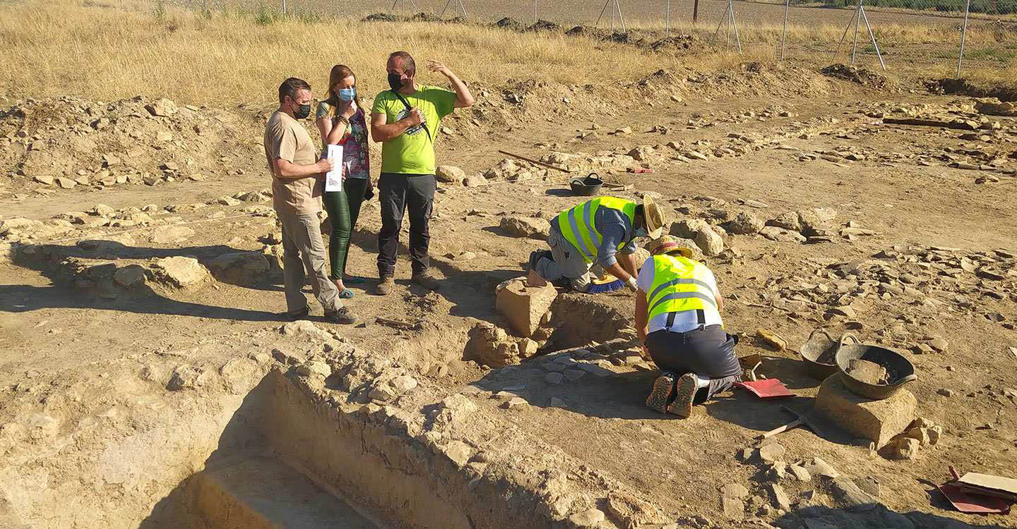 Trabajos arqueológicos buscan nuevos hallazgos sobre la bodega romana de Valdepeñas