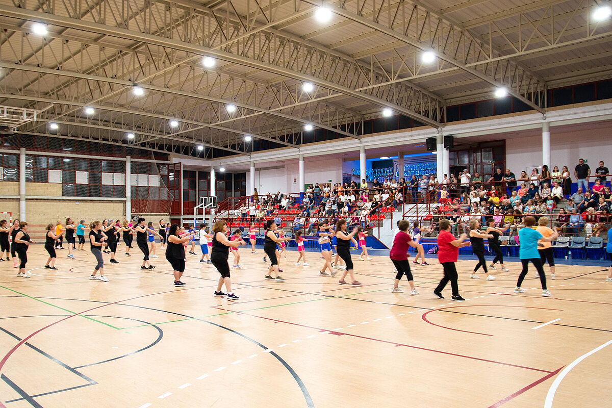 Argamasilla de Alba clausura el curso en las Escuelas Deportivas de Fitness con una gran exhibición