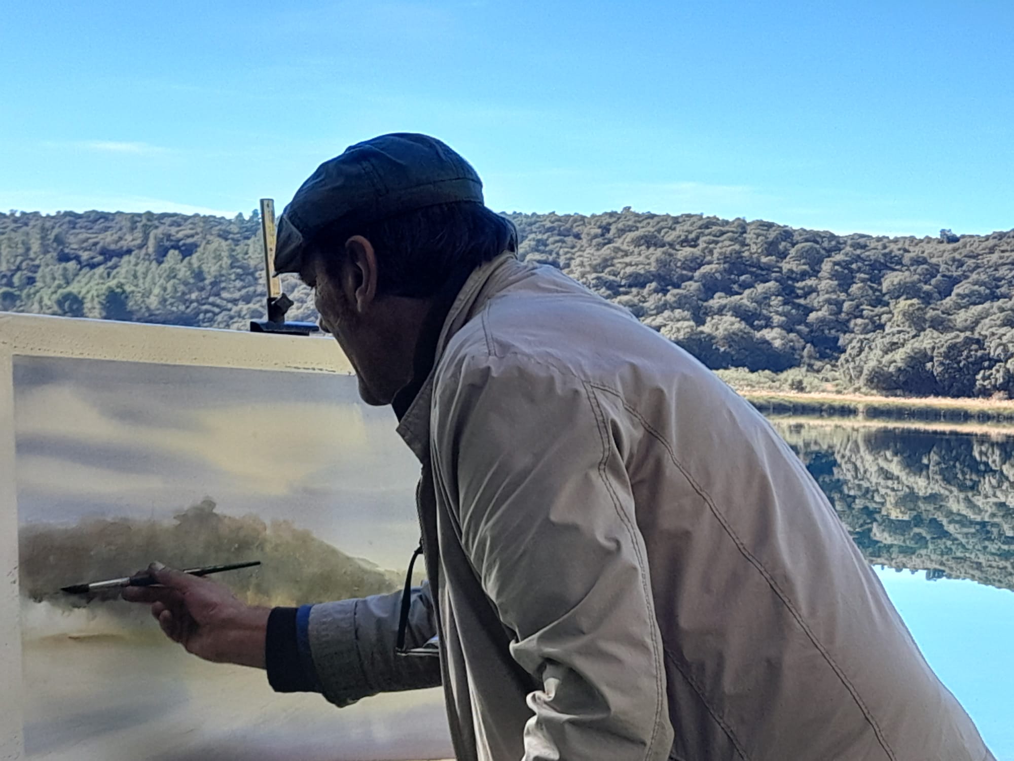 Celebrado con gran éxito en Ruidera el Primer Concurso de Dibujo y Pintura al Aire Libre