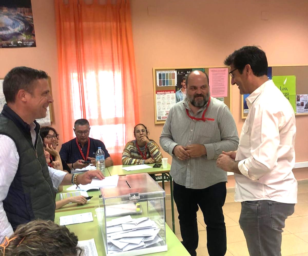 Caballero anima a los habitantes de Ciudad Real a votar “con alegría” y por una Europa “mejor” que atienda a quienes tienen más dificultades