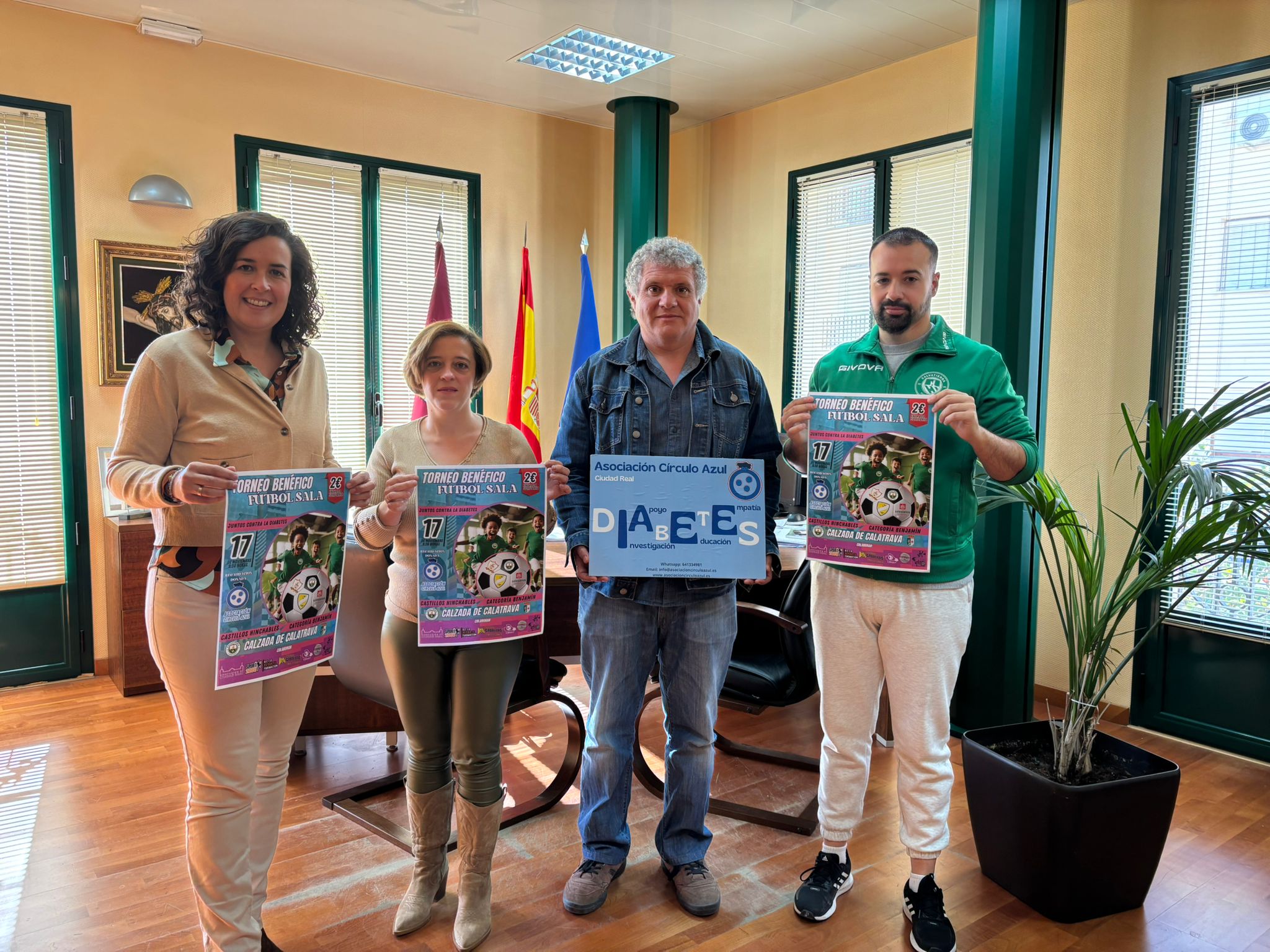 Calzada de Calatrava acoge este domingo el I Torneo Benéfico de fútbol sala benjamín contra la diabetes infantil