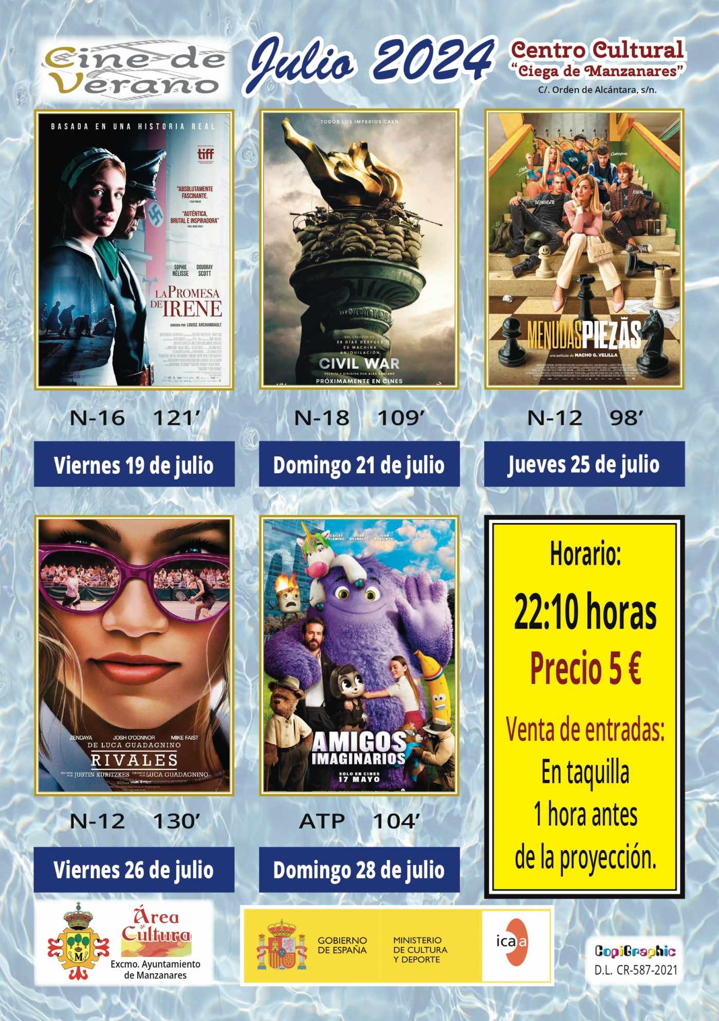 Cine Verano en Manzanares