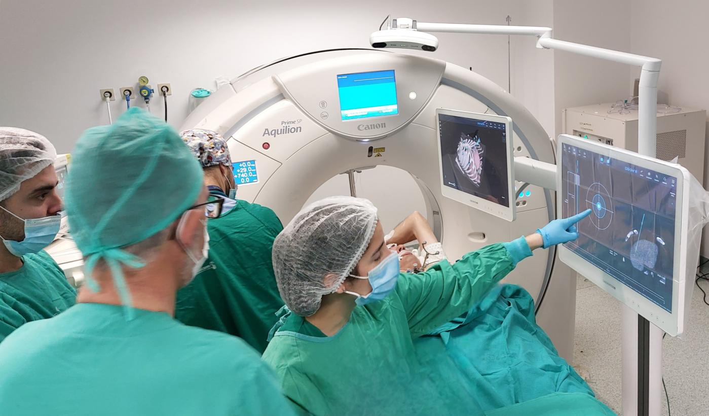 El Hospital General Universitario de Ciudad Real realiza por primera vez la ablación de un tumor hepático dirigida por un sistema de navegación