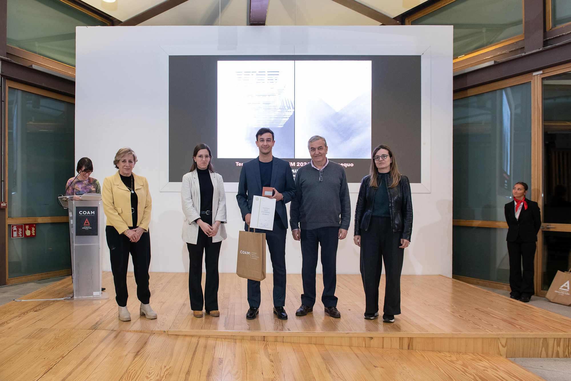 El joven arquitecto ciudadrealeño Cristóbal Ramos, premiado por su Trabajo Final de Carrera