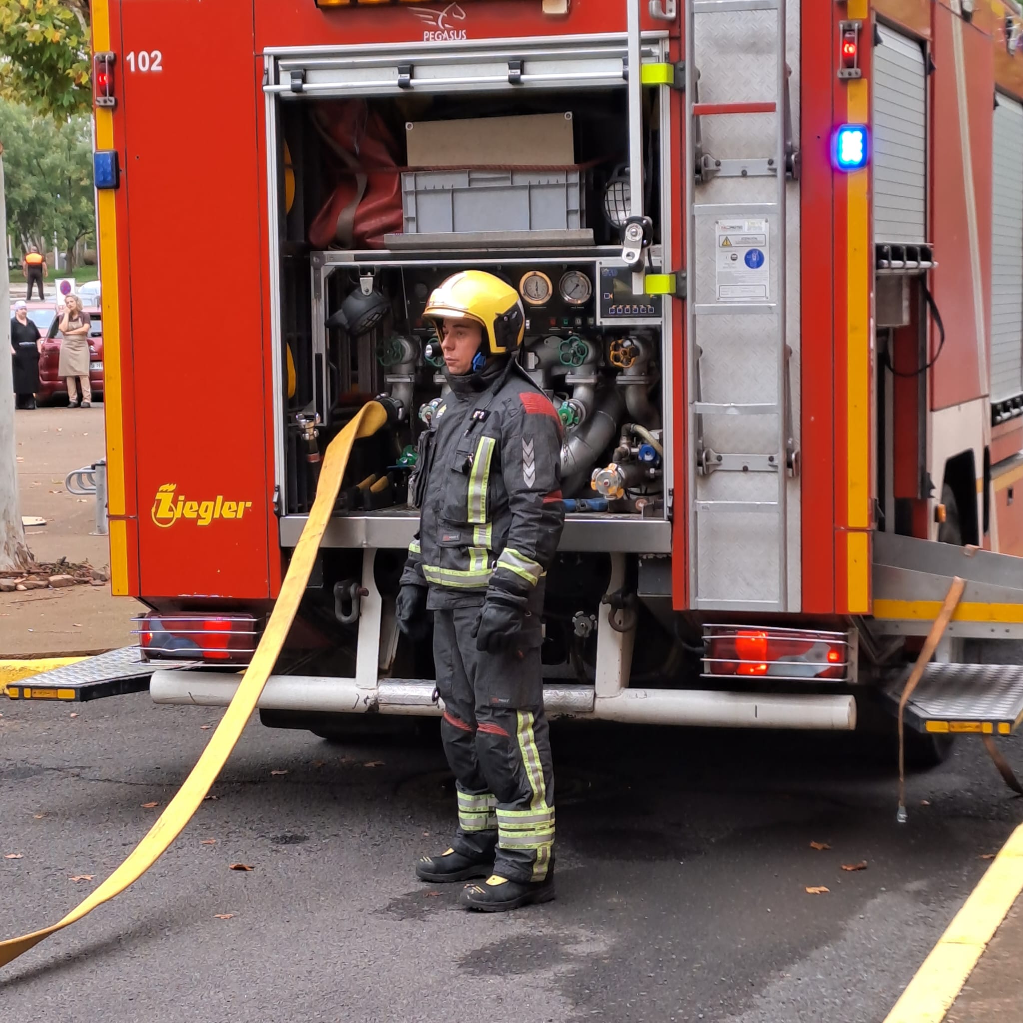 El SCIS participa en un simulacro de incendio en el Hospital General de Ciudad Real