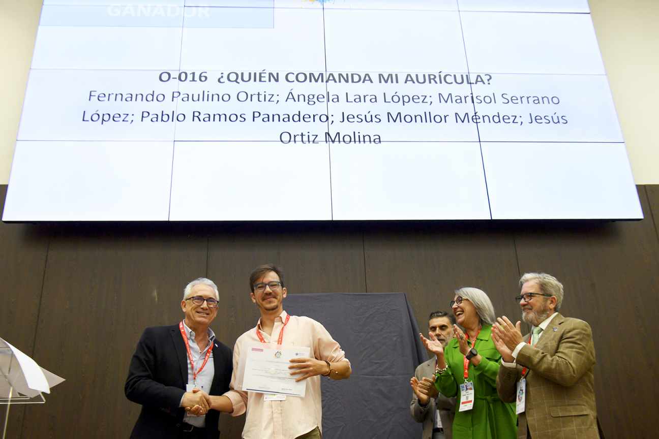 Premio nacional para el doctor Paulino, del Servicio de Urgencias del Hospital Mancha Centro, por su innovador diagnóstico del Síndrome de Bayés  