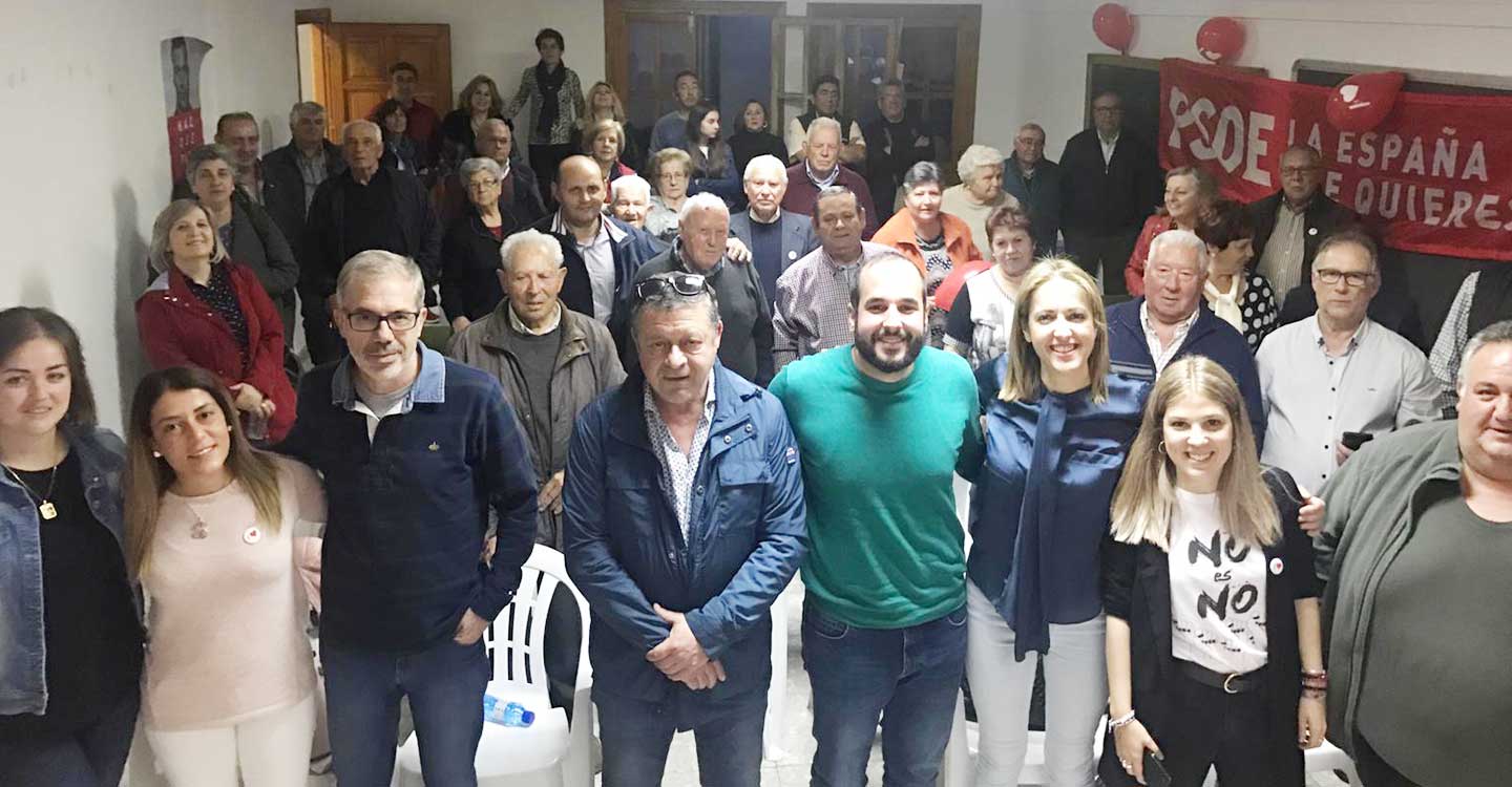 El PSOE defiende en Villamayor de Calatrava el desarrollo del mundo rural y los derechos de los vecinos y vecinas que viven en él