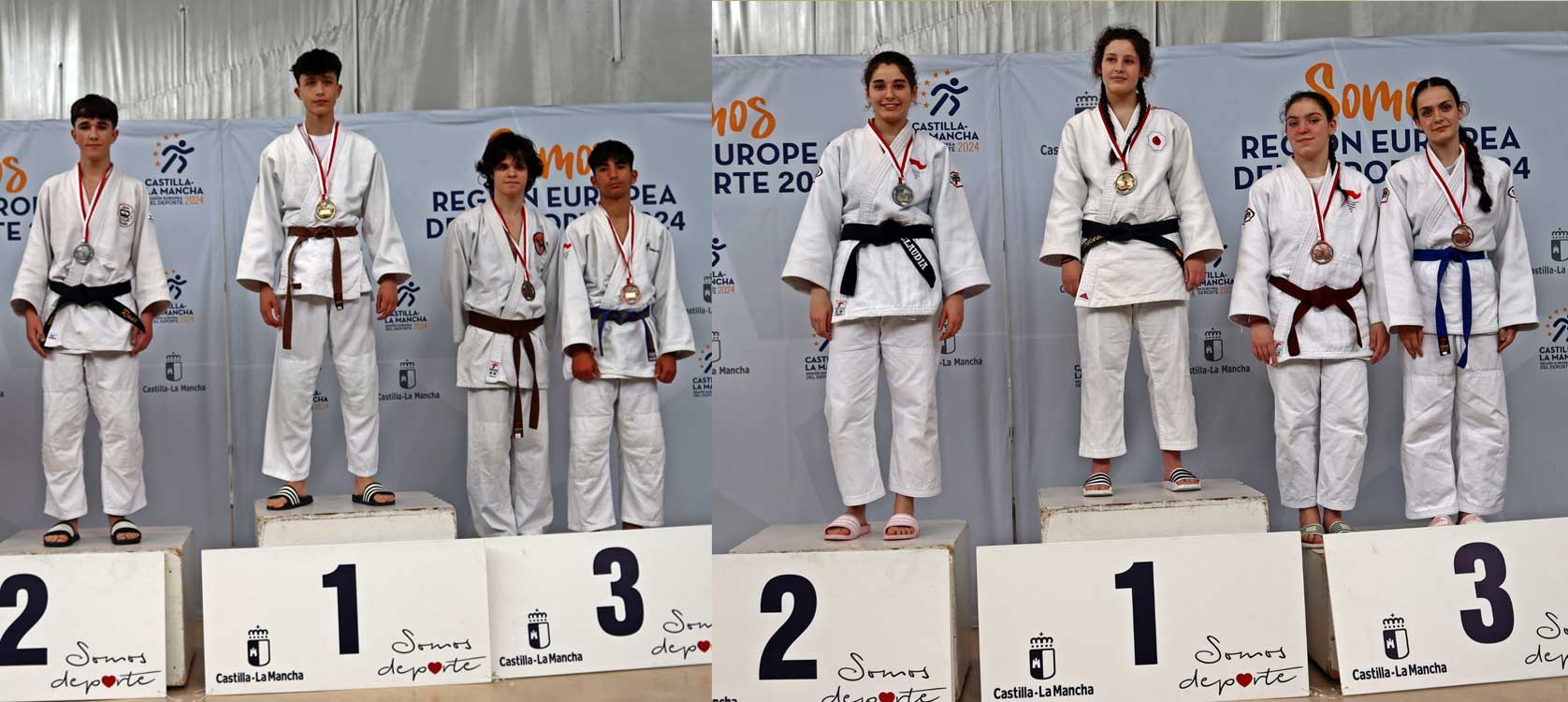 Éxito rotundo de los judokas pedroteños y criptanenses en el Campeonato Regional de Judo en edad escolar