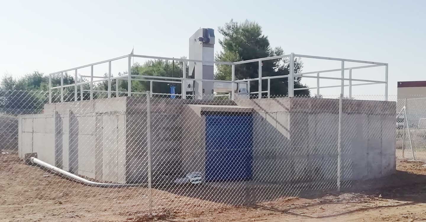 Finalizan las obras de construcción de la nueva estación de bombeo de aguas residuales de Santa Cruz de Mudela