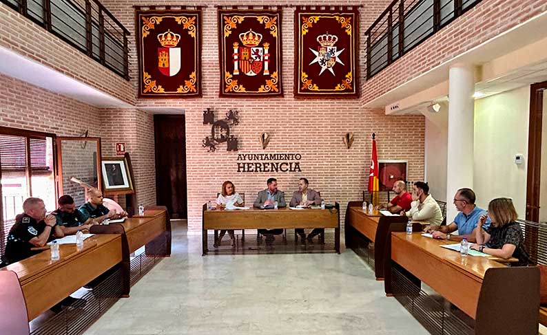 Herencia se prepara para unas Fiestas seguras con apoyo de la Guardia Civil, Policía Local y Protección Civil