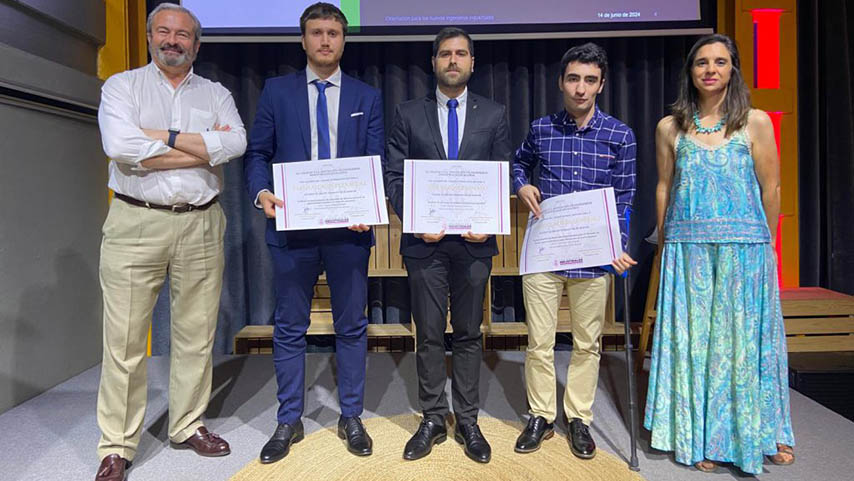 El estudiante de la UCLM José Vázquez, primer premio del Colegio de Ingenieros Industriales de Madrid por su Trabajo Fin de Máster