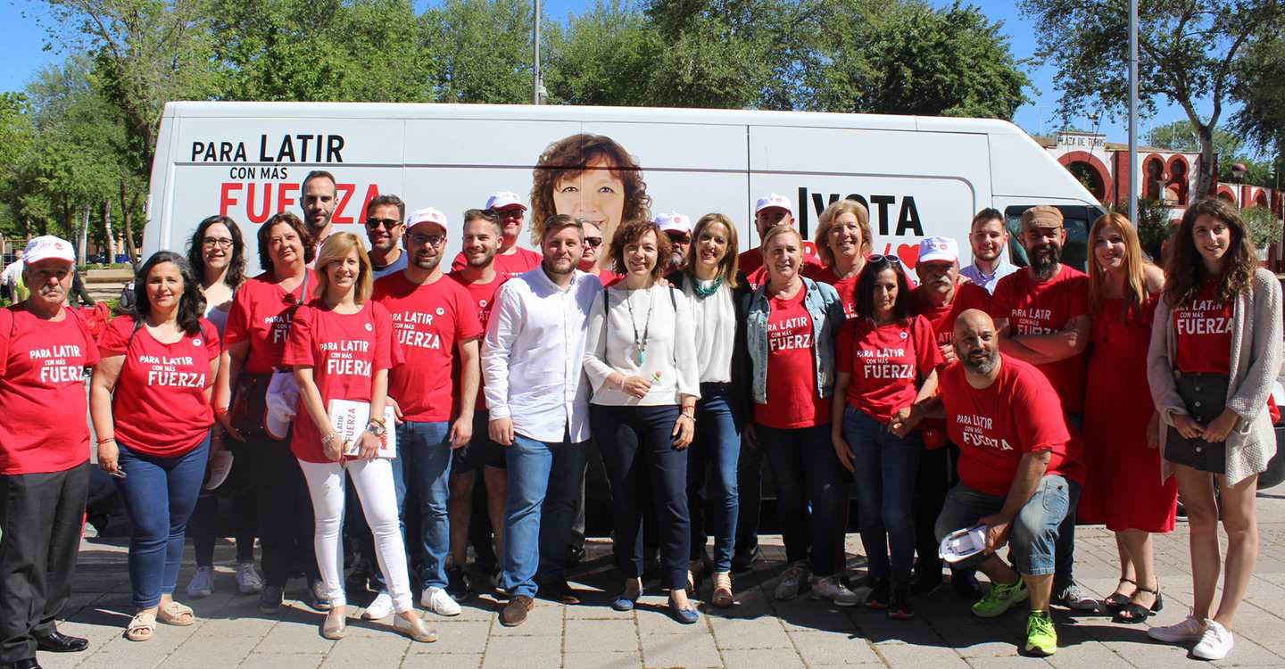 Maestre pide votar al PSOE “para seguir construyendo una Europa de progreso e igualdad frente a la destrucción que propone la extrema derecha”