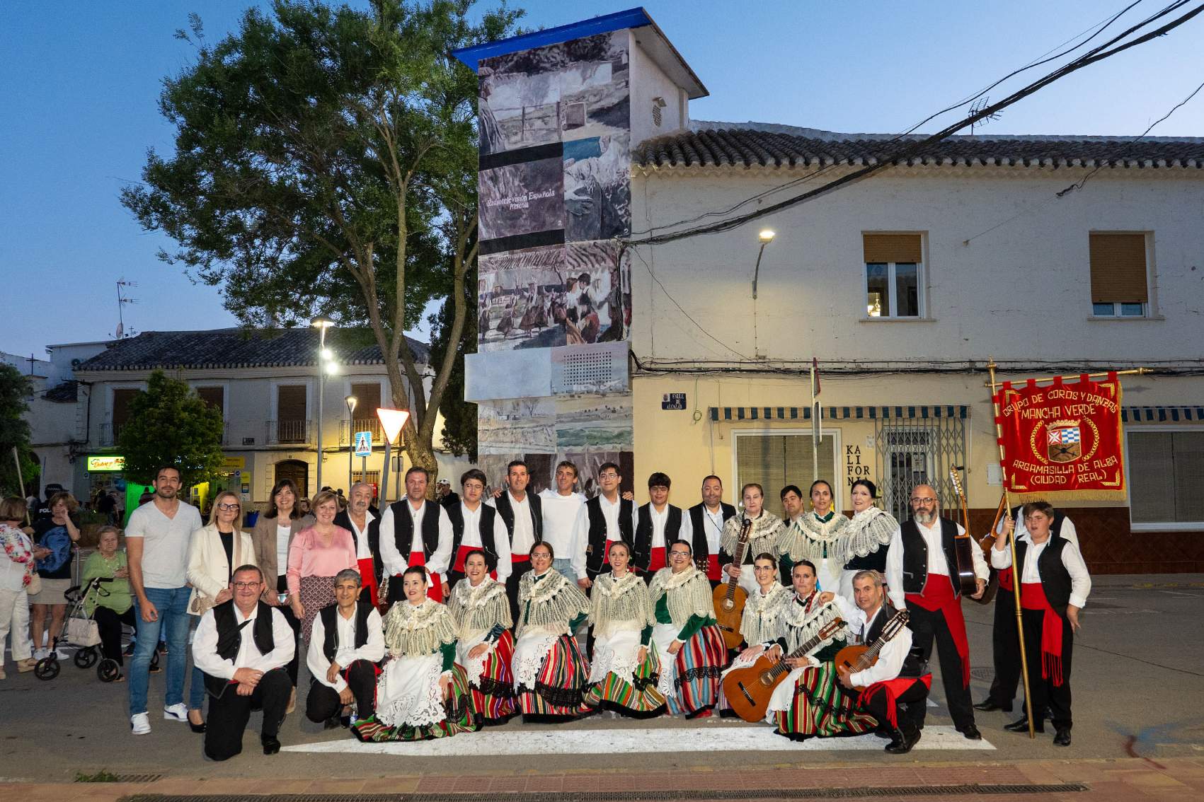 Presentado en Argamasilla de Alba el mural 'Guadiana' basado en una serie de TVE sobre los ríos de España emitida en 1974-1975 