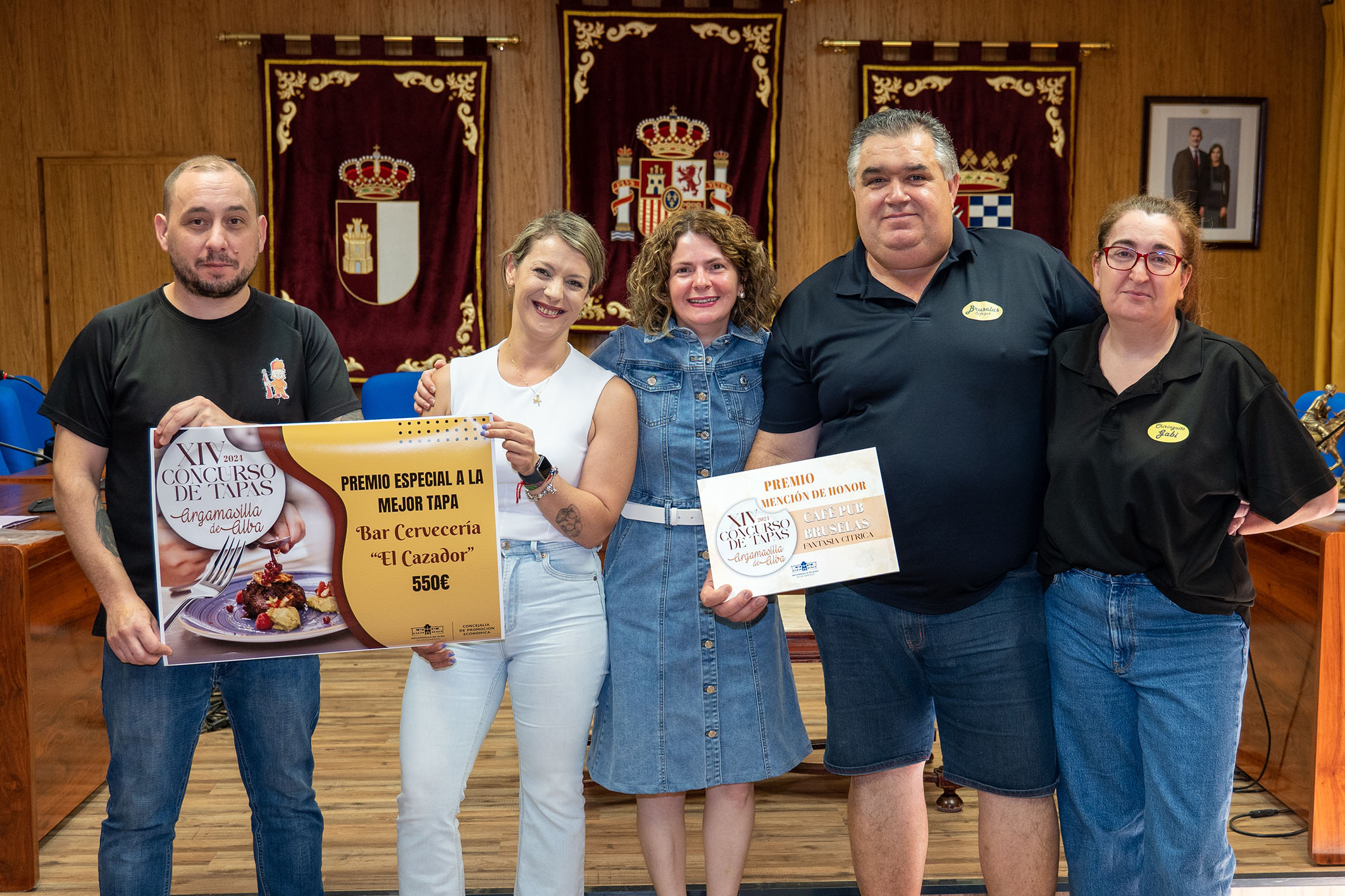 Café Bar Bruselas y Bar Cervecería Cazador, ganadores del XIV Concurso de Tapas de Argamasilla de Alba