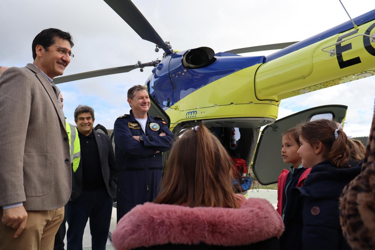 Castilla-La Mancha refuerza el servicio sanitario aéreo del SESCAM para reducir el tiempo de atención ante emergencias en entornos rurales