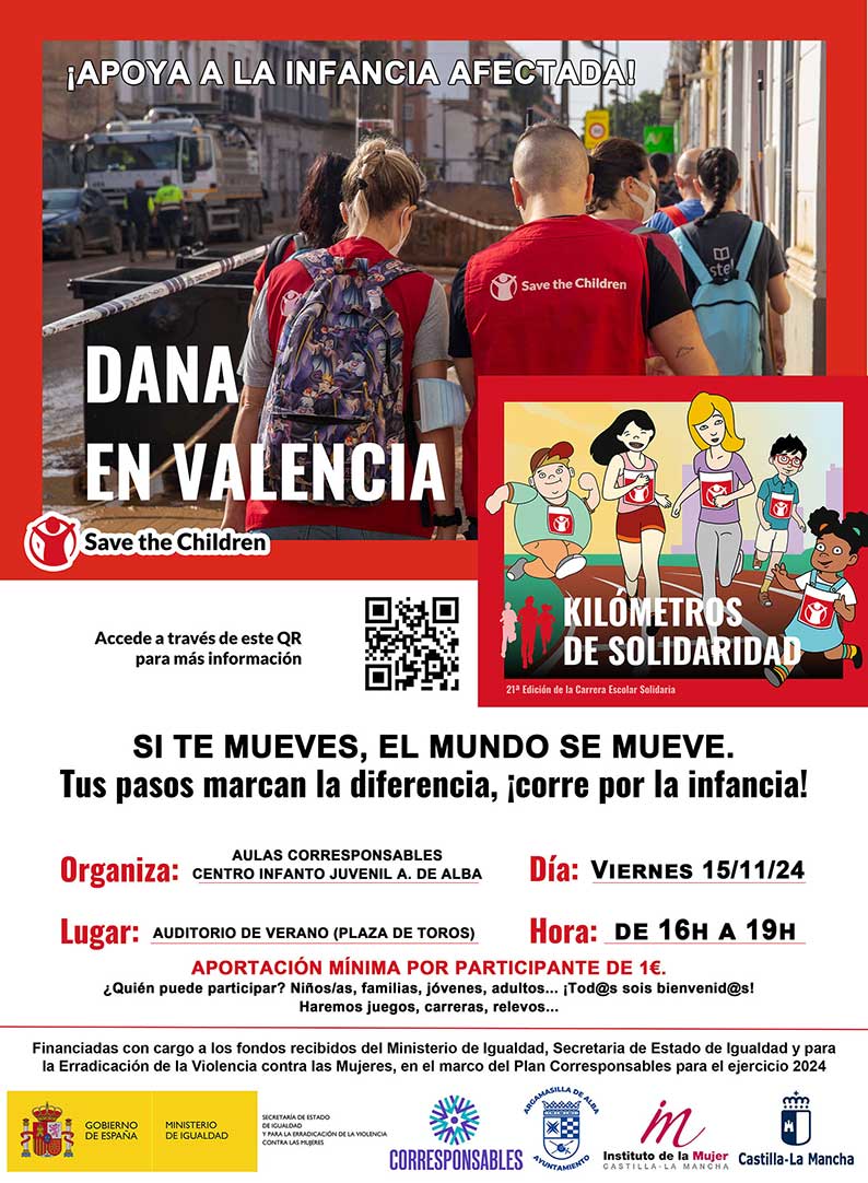 La carrera solidaria de Save the Children recaudará fondos para los niños afectados por la DANA en Valencia