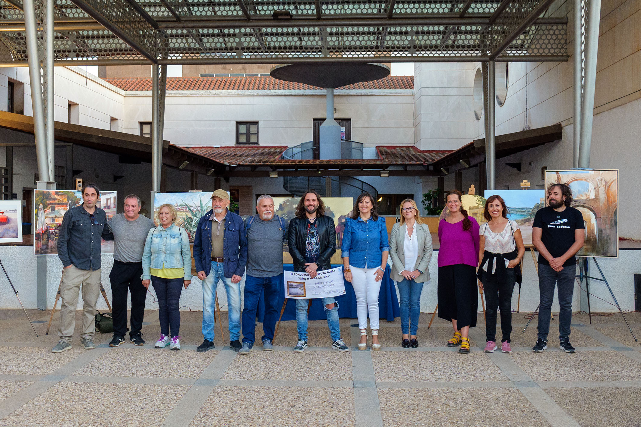 Argamasilla de Alba revive su tradición pictórica con el IX Concurso de Pintura Rápida El lugar de La Mancha”