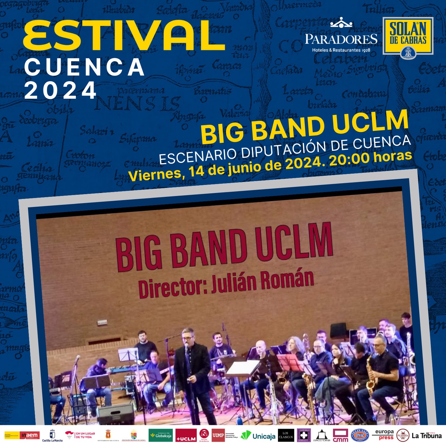 Jazz con acento castellano manchego con la Big Band UCLM y la Jam Circular en Estival Cuenca 2024