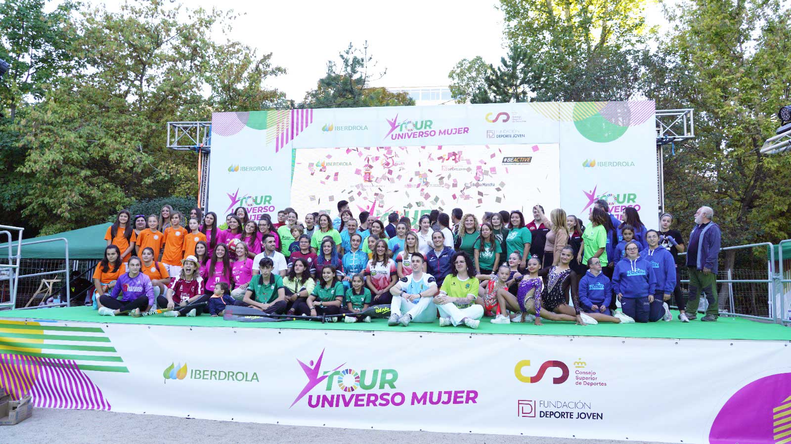 El parque de San Julián se viste de deporte, inclusión y diversión en el arranque del Tour Universo Mujer