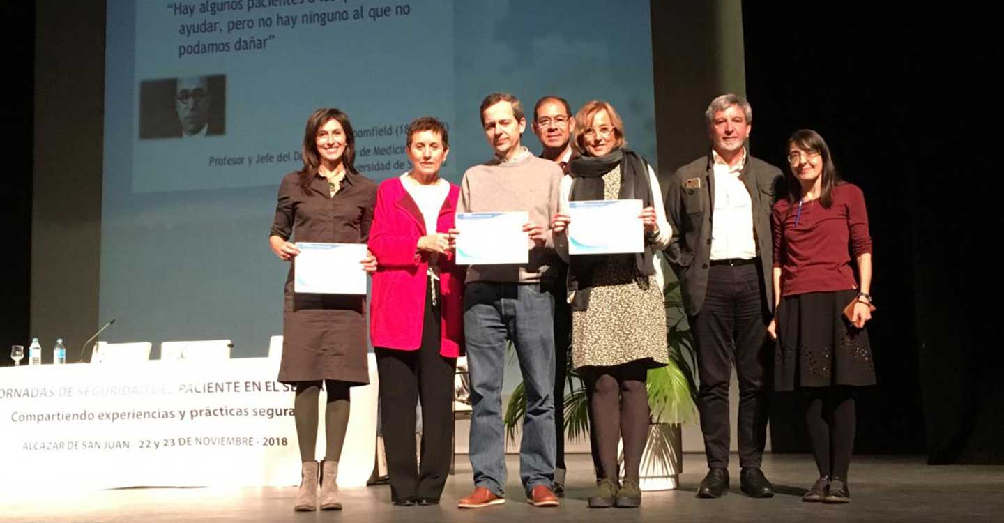 El servicio de Informática del Hospital Universitario de Guadalajara, premiado en las V Jornadas de Seguridad del Paciente en el SESCAM