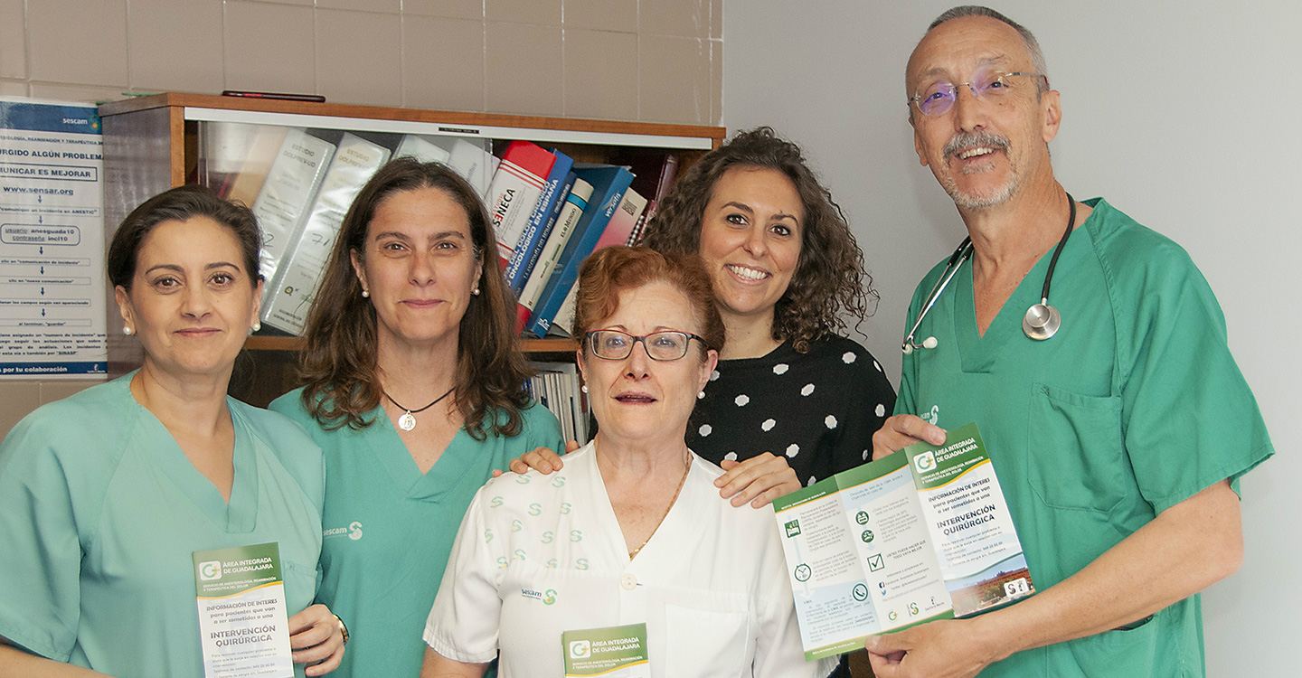  El servicio de Anestesiología del Hospital de Guadalajara aborda un proyecto para mejorar la comunicación con el paciente y el resultado de su cirugía