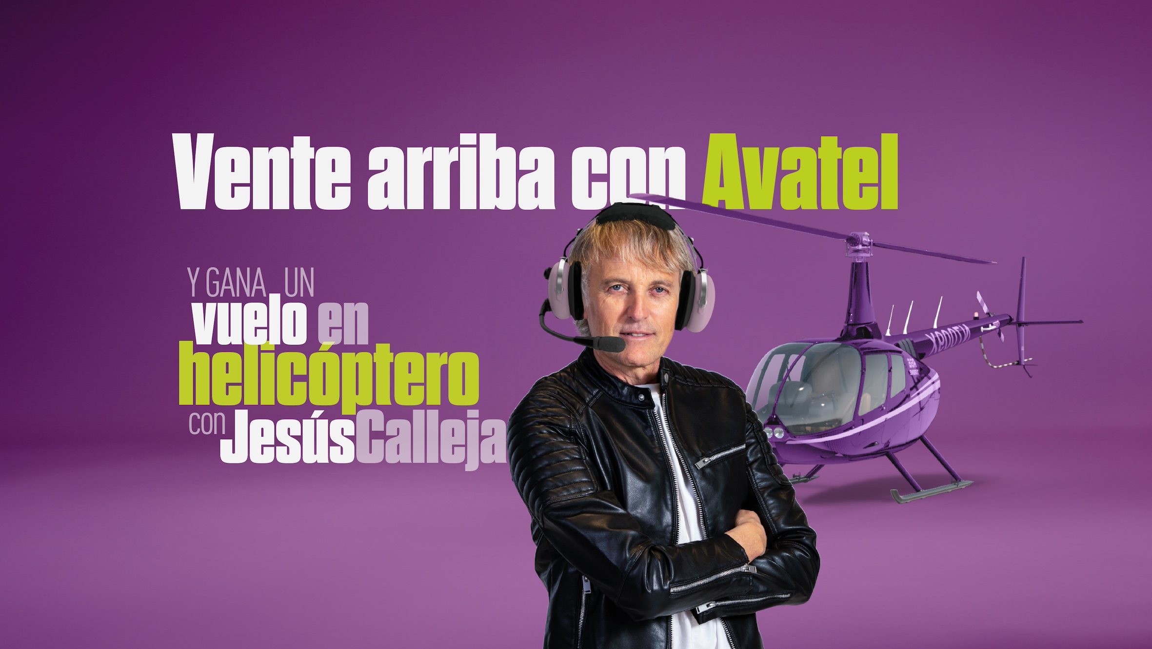 Avatel Telecom dinamiza las promociones con el sorteo de dos vuelos en helicóptero con Jesús Calleja