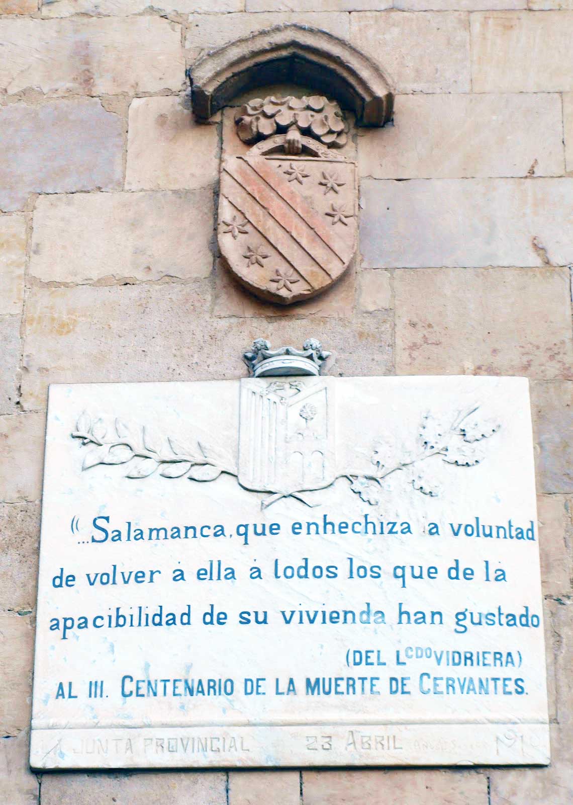 Cervantes en Salamanca