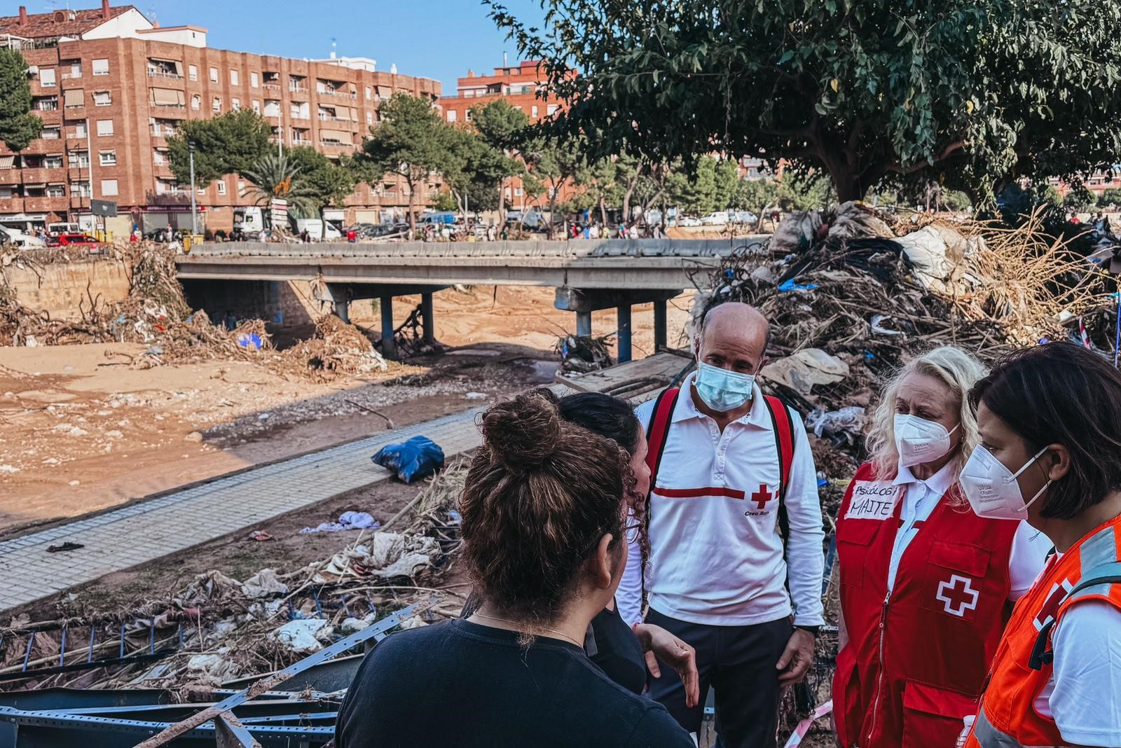 Cruz Roja Española está trabajando en un plan de respuesta a tres años ante los efectos de la DANA