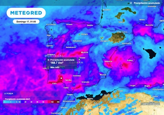 Meteored avisa de la llegada de una nueva DANA en las próximas horas: lluvias fuertes, tormentas y nevadas