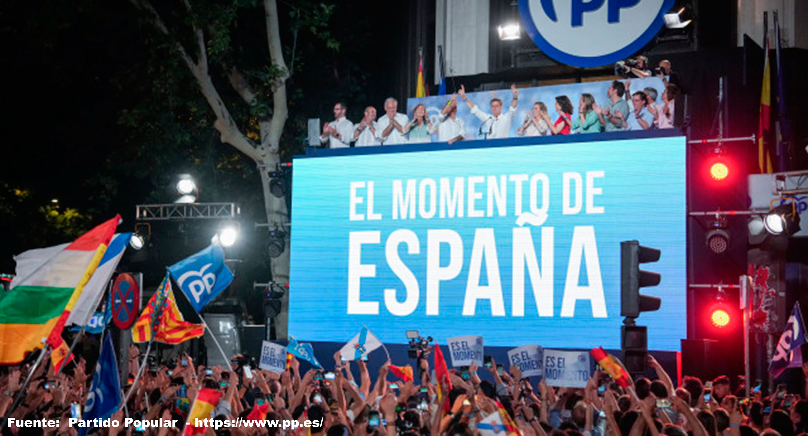 Feijóo gana las elecciones del 23J pero no consigue sumar con VOX para la mayoría absoluta