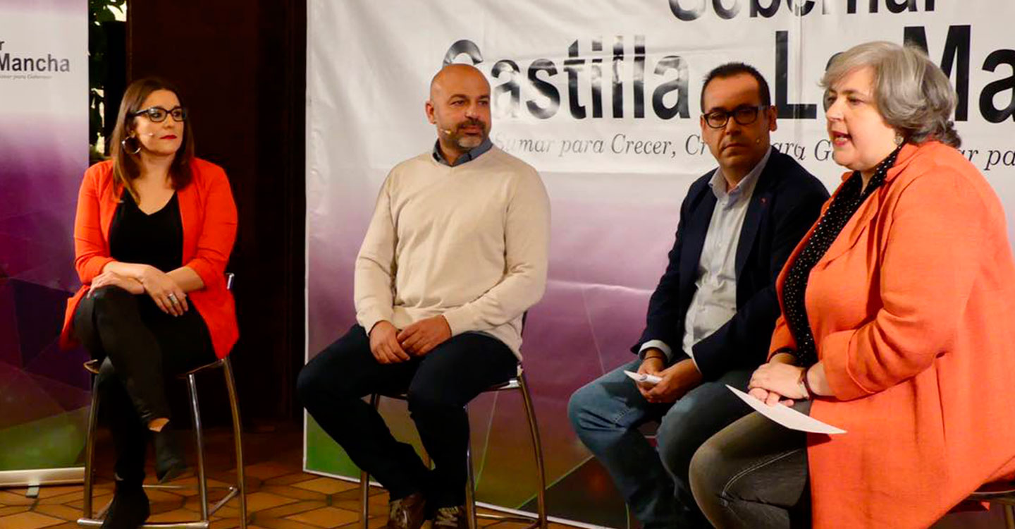 PODEMOS e IU presentan su proceso de confluencia en Castilla-La Mancha para 2019