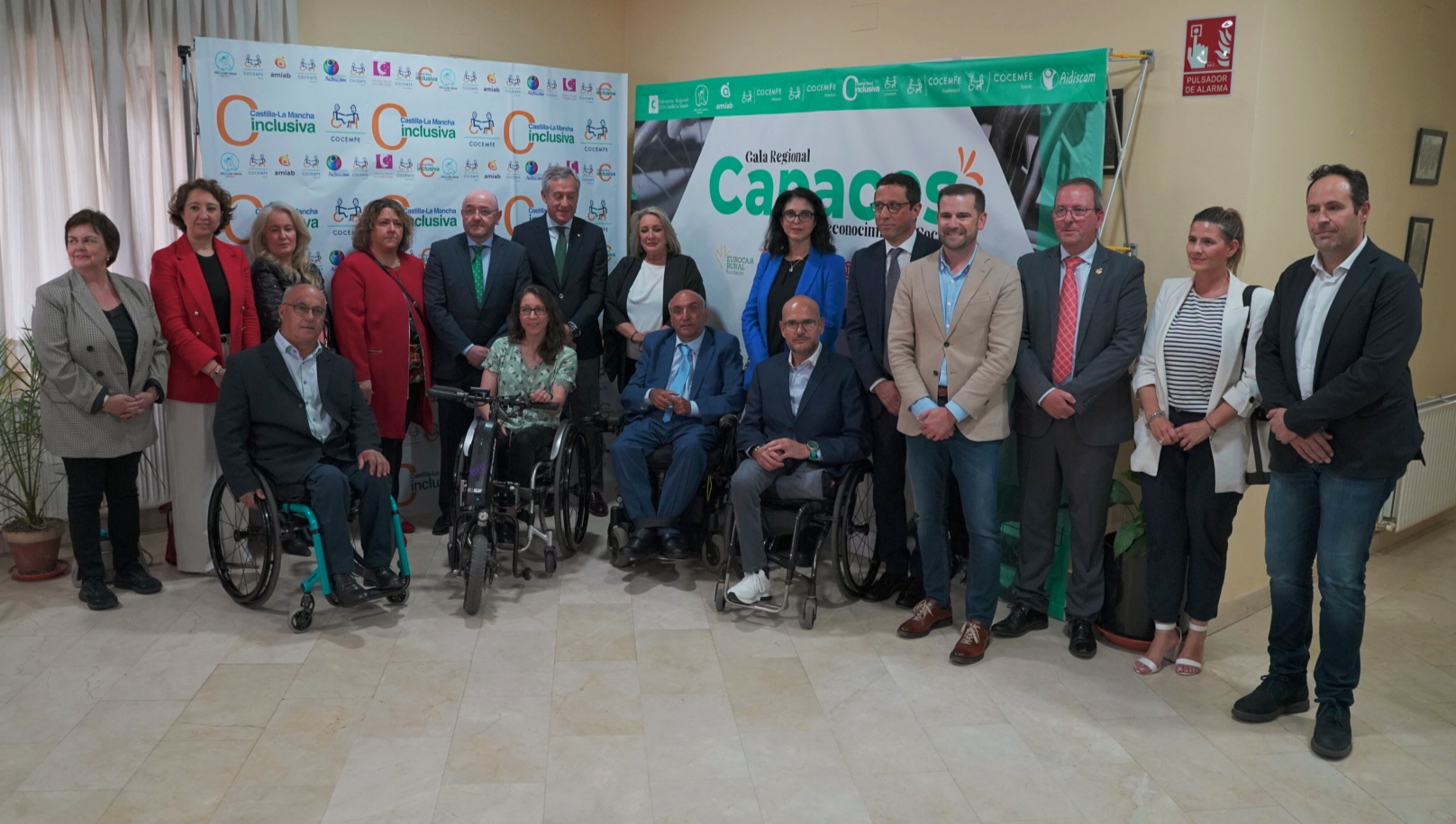  CLM Inclusiva COCEMFE reconoce en la II Gala Regional “CAPACES” el papel de las personas, entidades e instituciones por su labor inclusiva