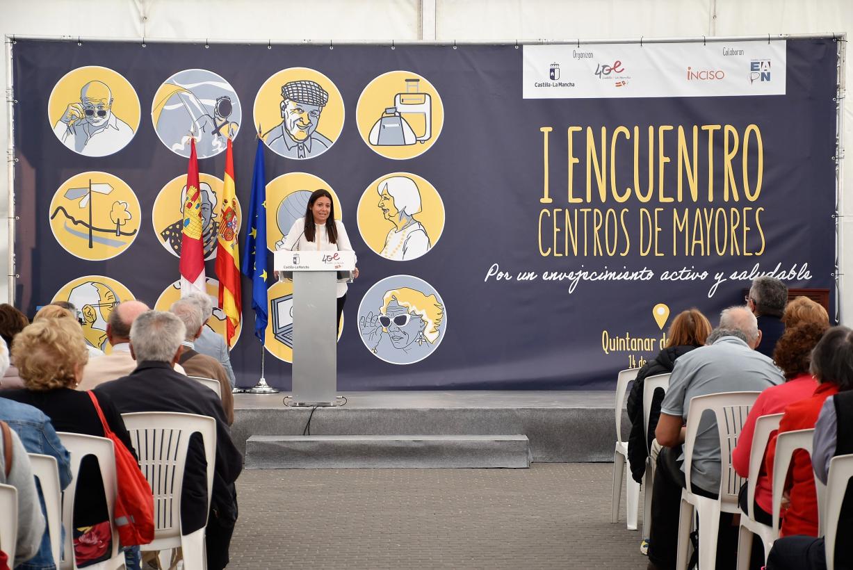 Organizado el I Encuentro de Centros de Mayores de la Red de Castilla- La Mancha con la participación de un millar de personas  