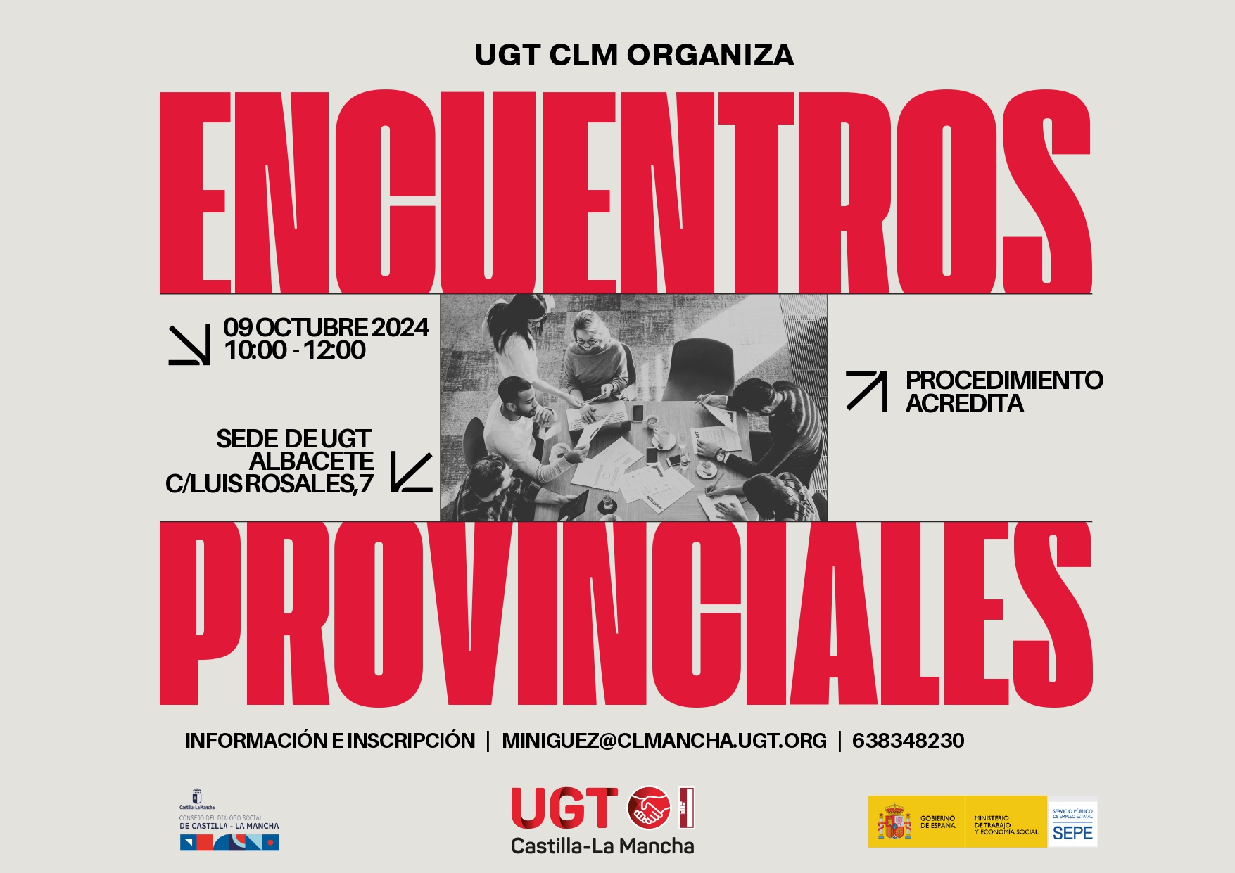 UGT CLM iniciará en Albacete sus “Encuentros Provinciales” para dar a conocer los programas de Formación Profesional de Castilla-La Mancha 