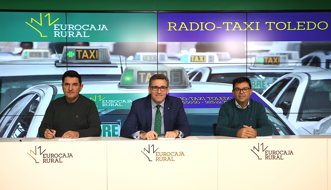 Eurocaja Rural renueva su convenio con los taxistas de Toledo para potenciar el servicio que ofrece a los clientes