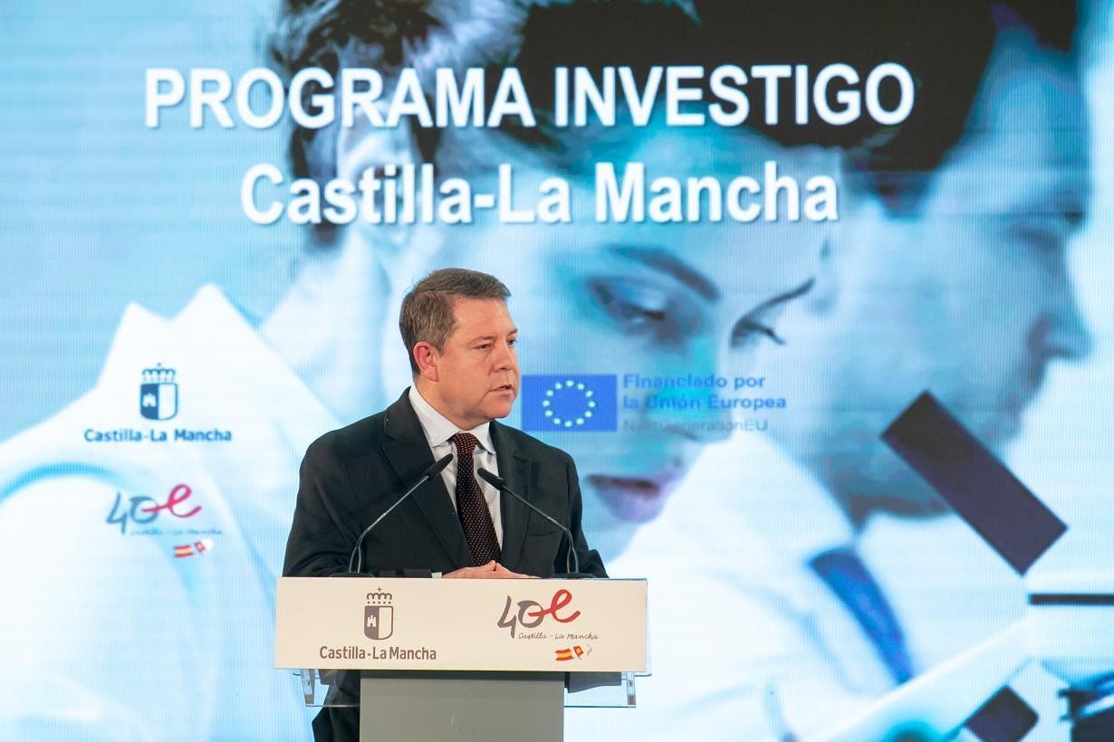 García-Page anuncia la creación de un instrumento financiero, dotado con “no menos” de 500 millones de euros, para invertir en creación de empleo y empresas