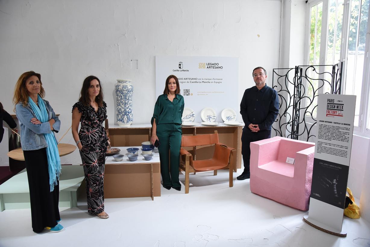 ‘Legado Artesano’ participa con una destacada presencia en la París Design Week mediante una muestra de 21 piezas de ocho artesanos de Castilla-La Mancha