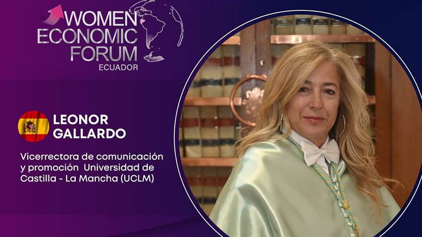 La profesora de la UCLM Leonor Gallardo recibirá en Ecuador el reconocimiento del Women Economic Forum 