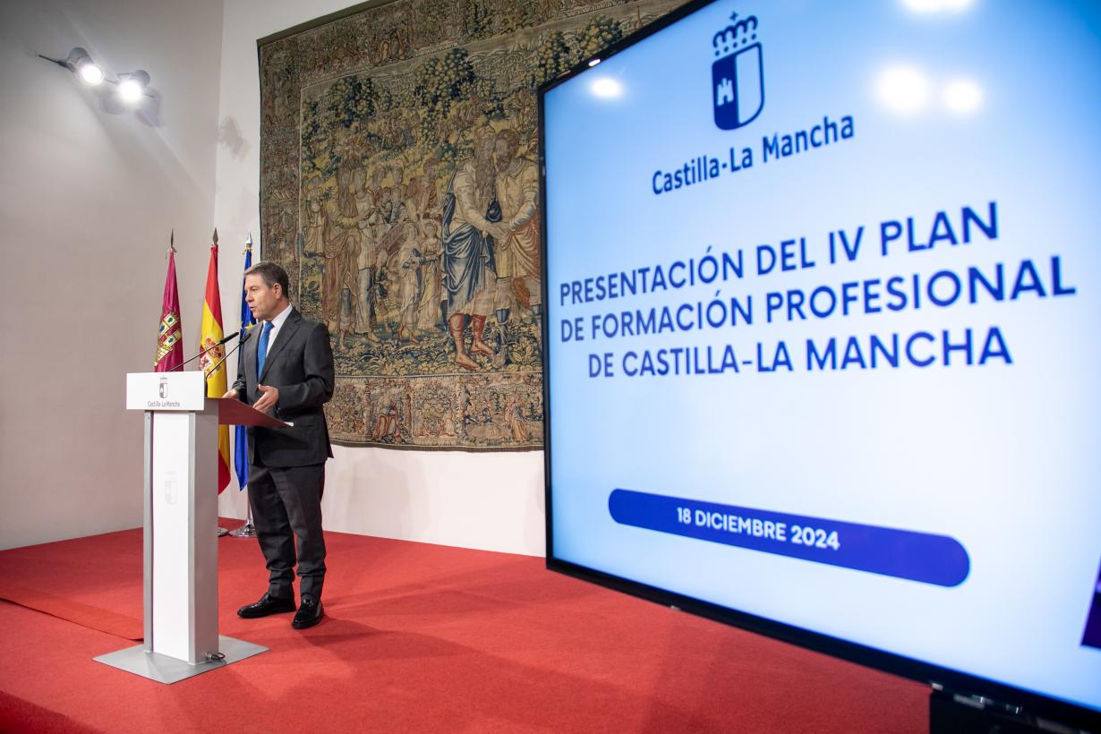 García-Page presenta el IV Plan de Formación Profesional de Castilla-La Mancha