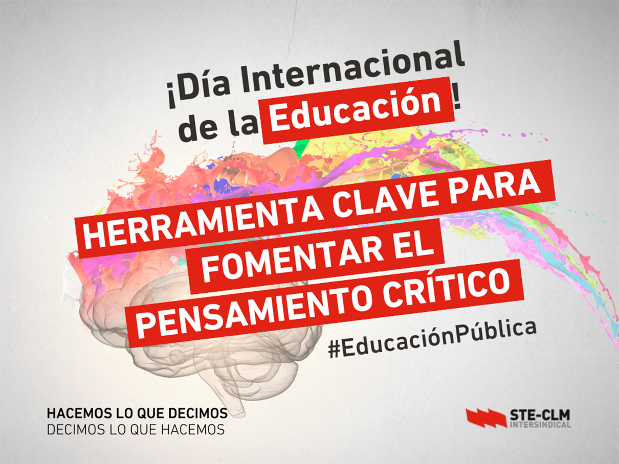 STE-CLM destaca el papel de la educación como herramienta clave para fomentar el pensamiento crítico