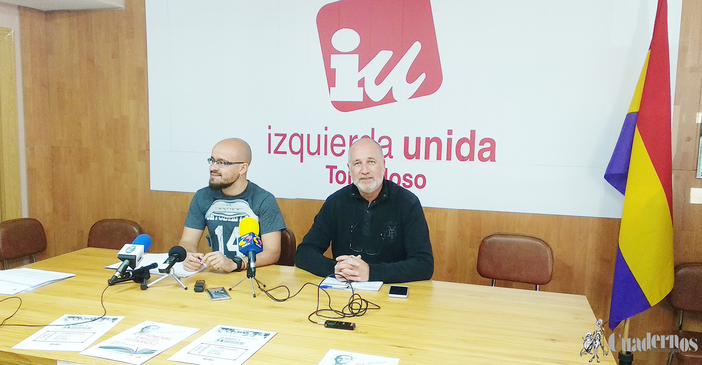 Izquierda Unida presenta dos actos en homenaje a dos grandes personajes del Partido Comunista: Miguel Hernández y Marcelino Camacho