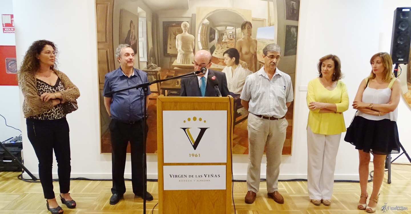 Inaugurada la exposición de pintura de Juan Moreno en el Museo de Arte Contemporáneo Infanta Elena