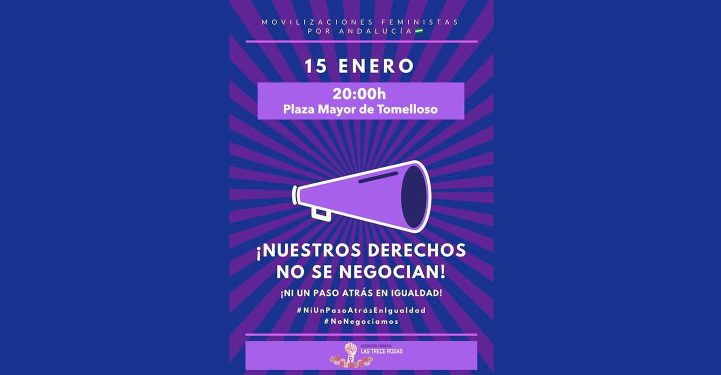 Concentración en Tomelloso convocada por La Asociación Feminista 