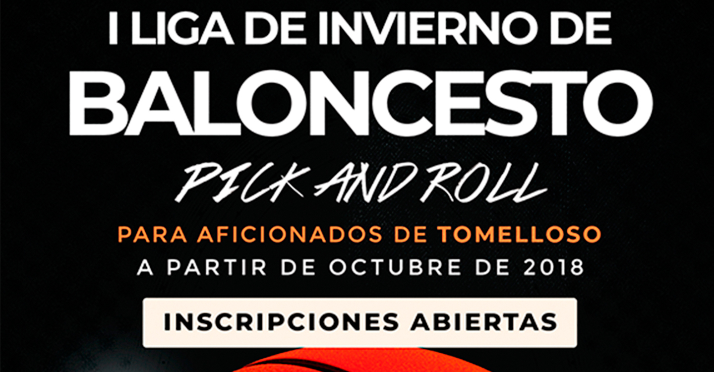 I Liga de invierno de baloncesto Pick and Roll en Tomelloso