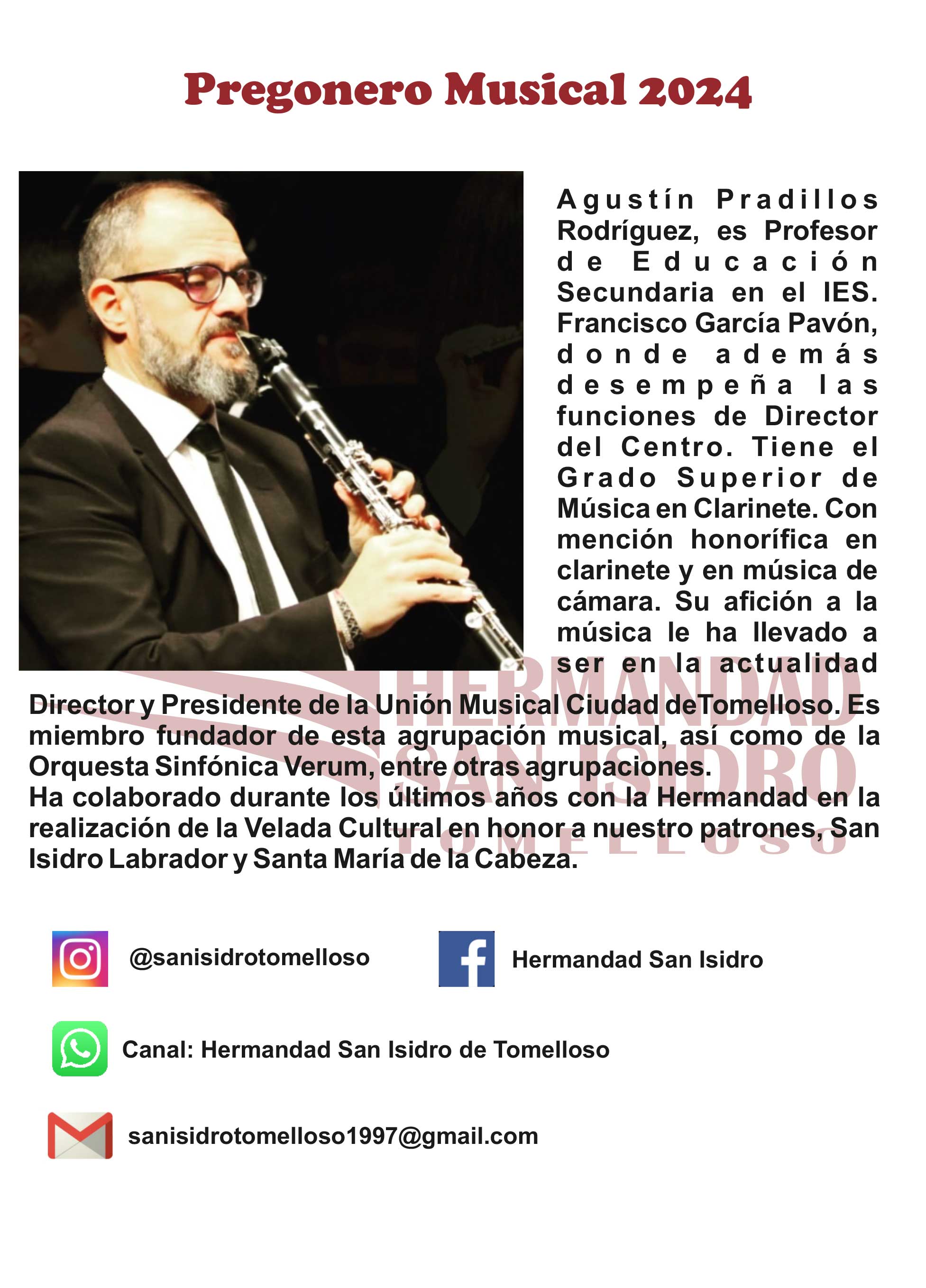 Programa de Actos de San Isidro